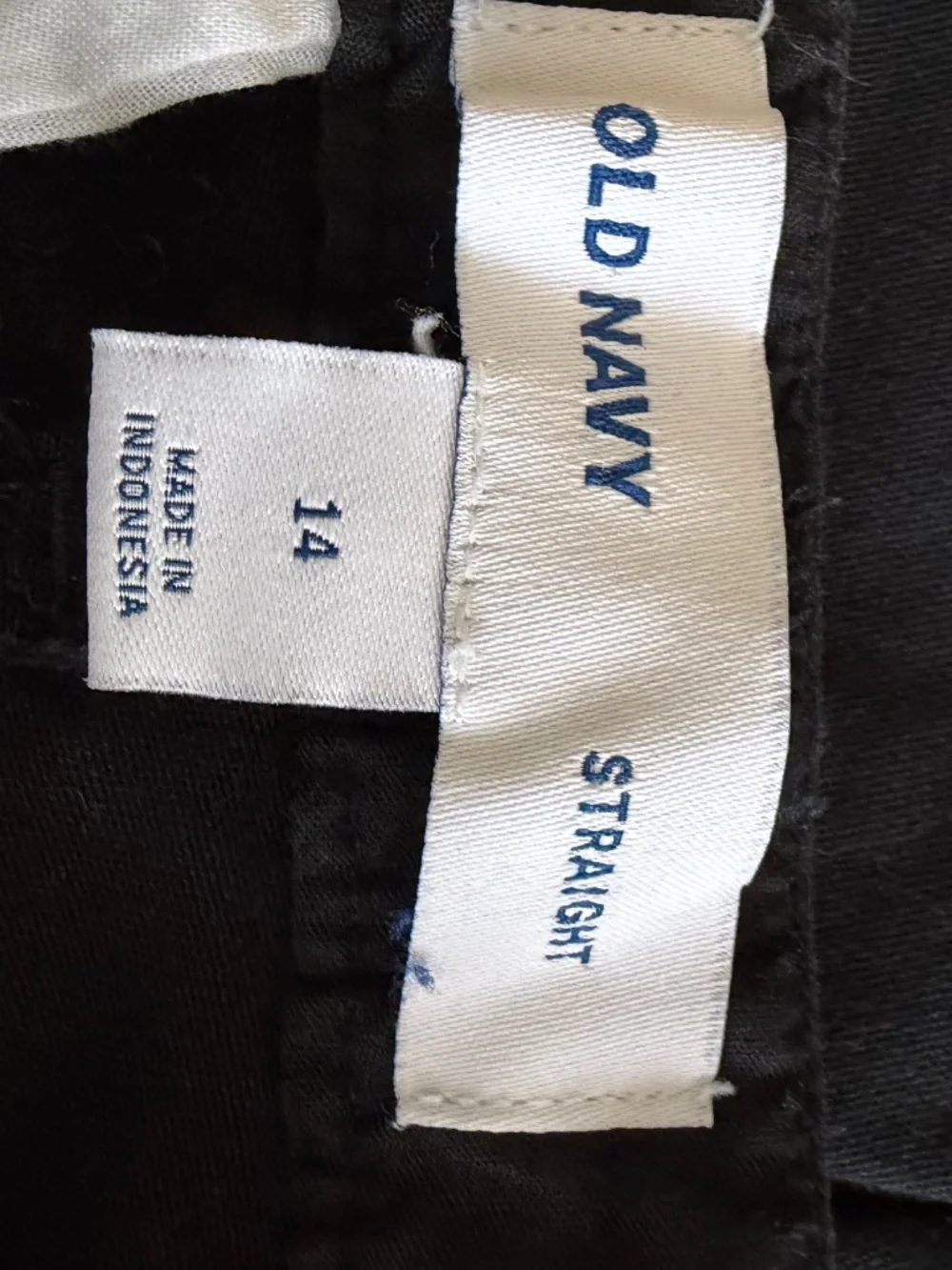 Old Navy Black Boys Chino Pants size 14Y